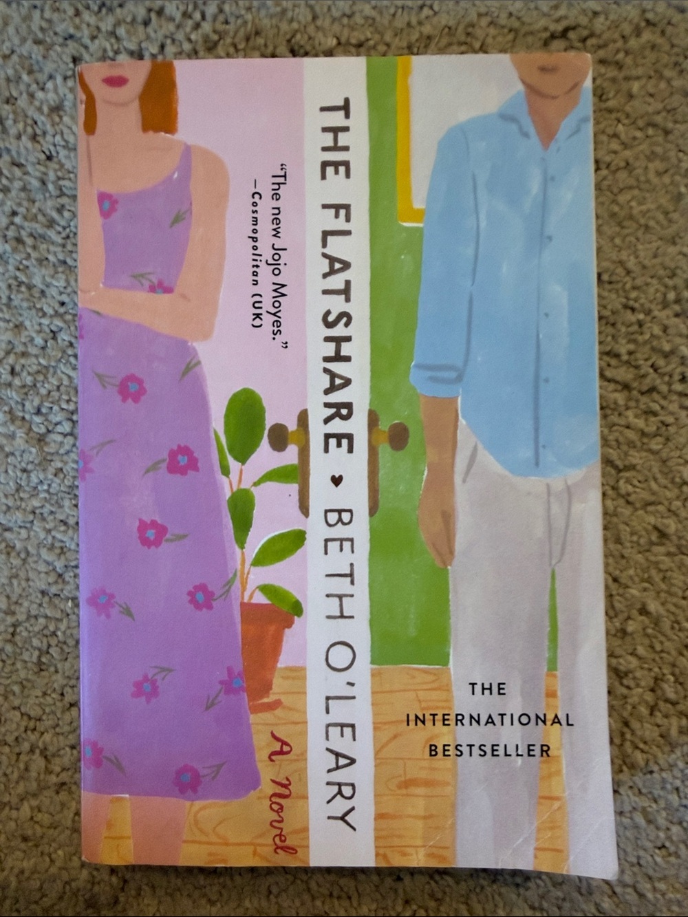 The Flatshare by Beth O'Leary - Lavender & Light Blue Cover